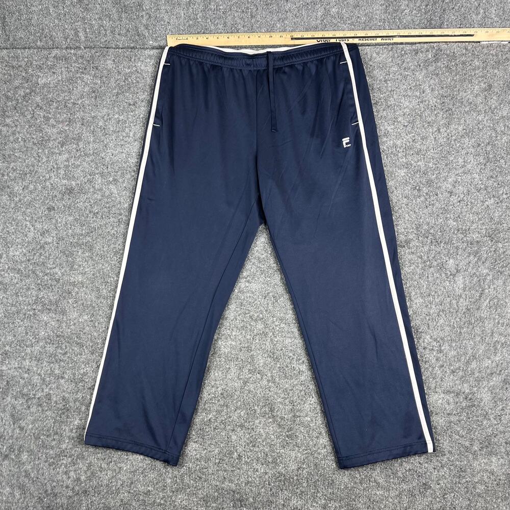 Fila Track Pants Mens Size XL Navy Athletic Jogger Stripe Logo Drawstring